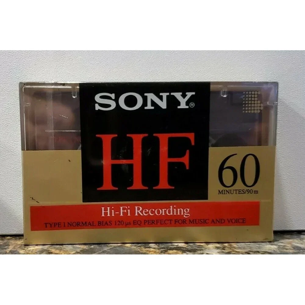 Sony C60HFR Single 60-Minute Type 1 Audio Cassette Tape